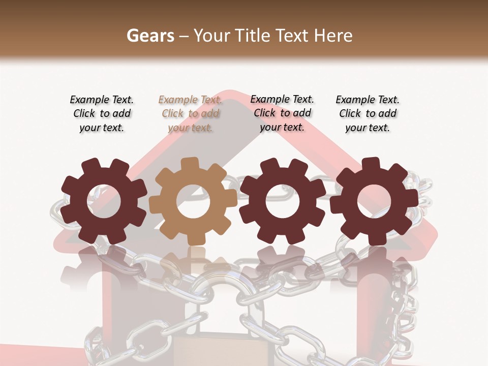 Market Icon White PowerPoint Template