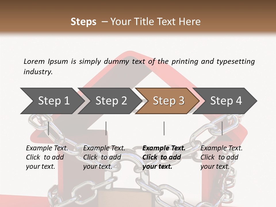 Market Icon White PowerPoint Template