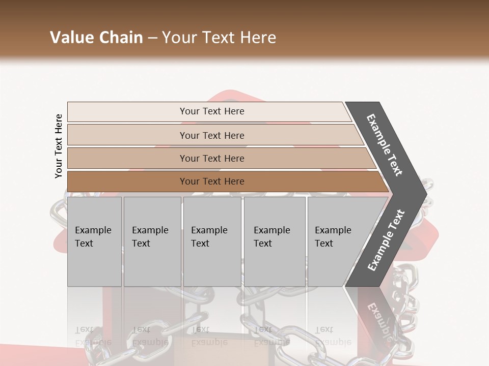 Market Icon White PowerPoint Template