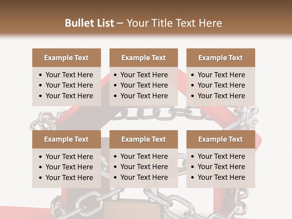 Market Icon White PowerPoint Template