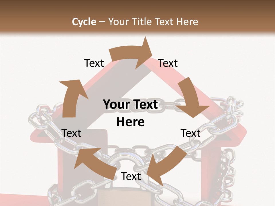Market Icon White PowerPoint Template