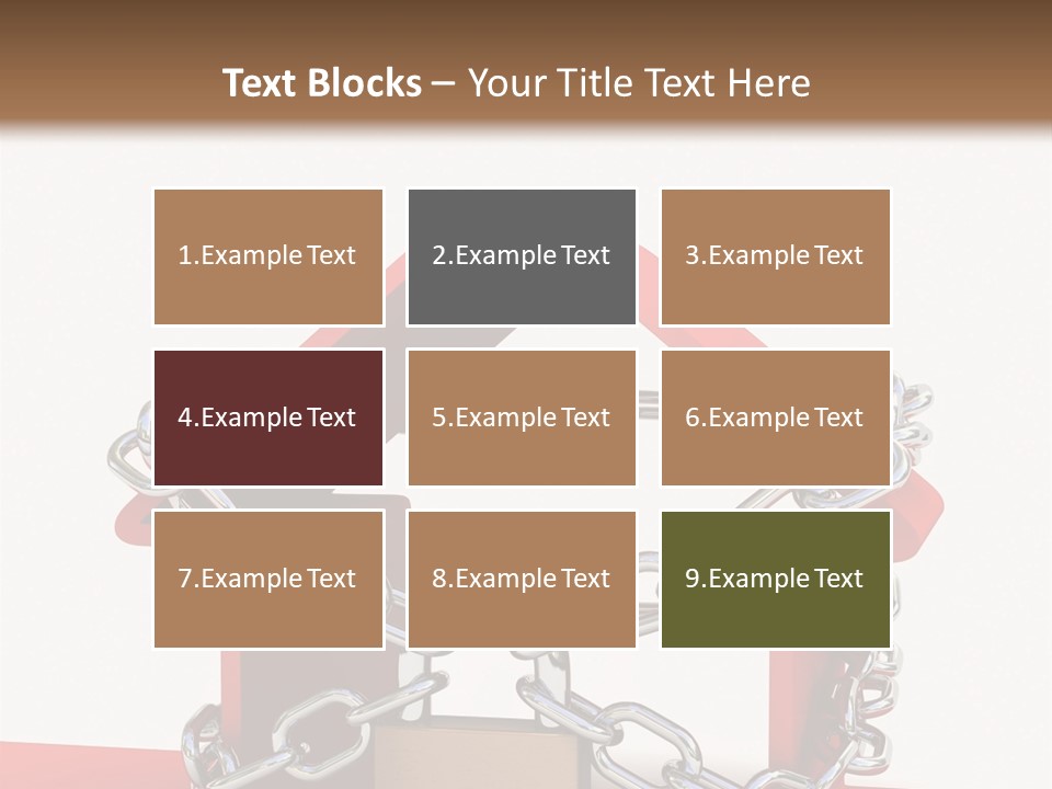 Market Icon White PowerPoint Template