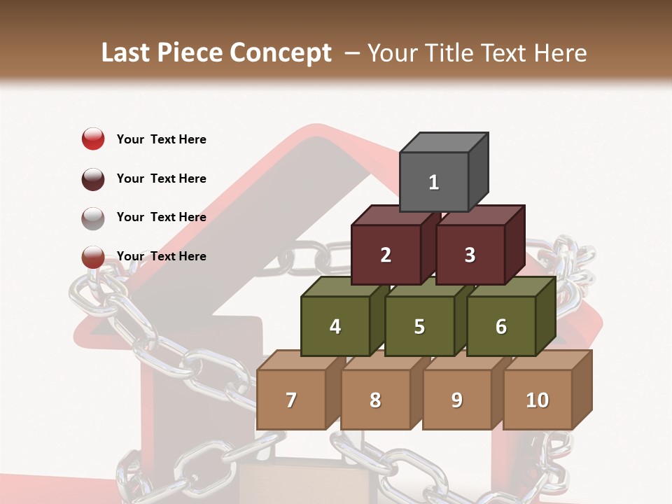 Market Icon White PowerPoint Template