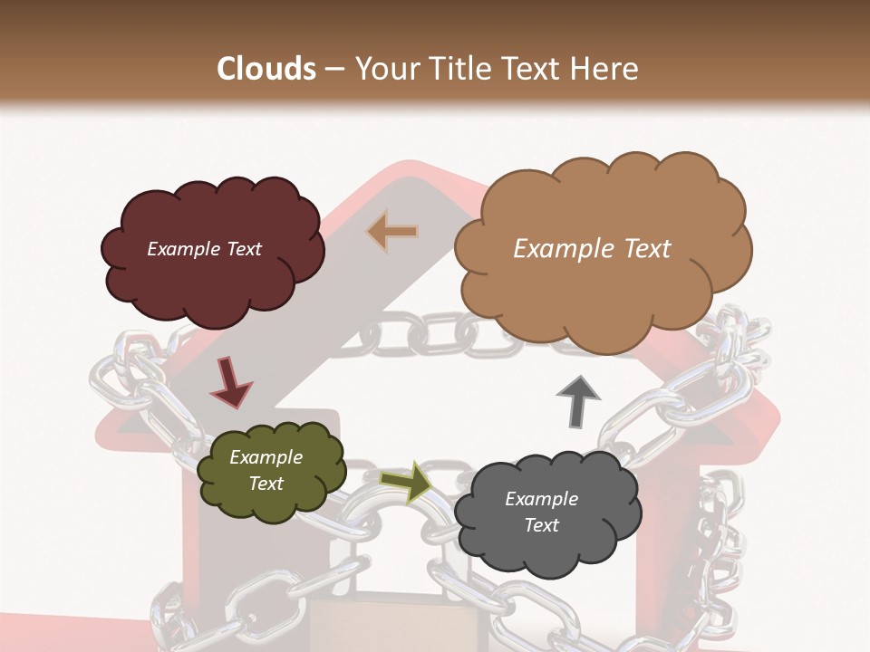 Market Icon White PowerPoint Template