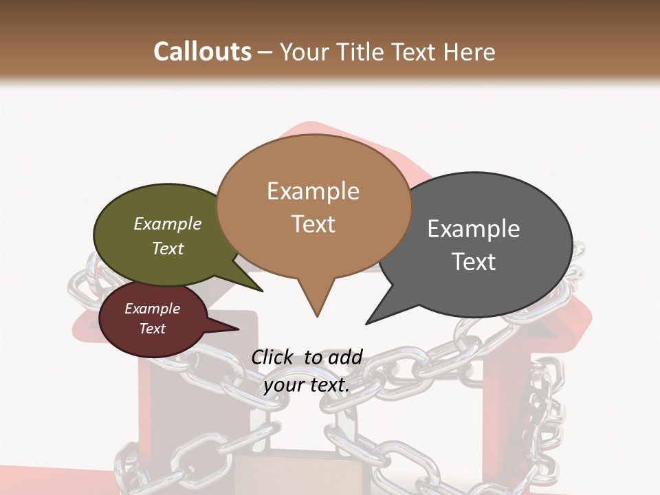 Market Icon White PowerPoint Template