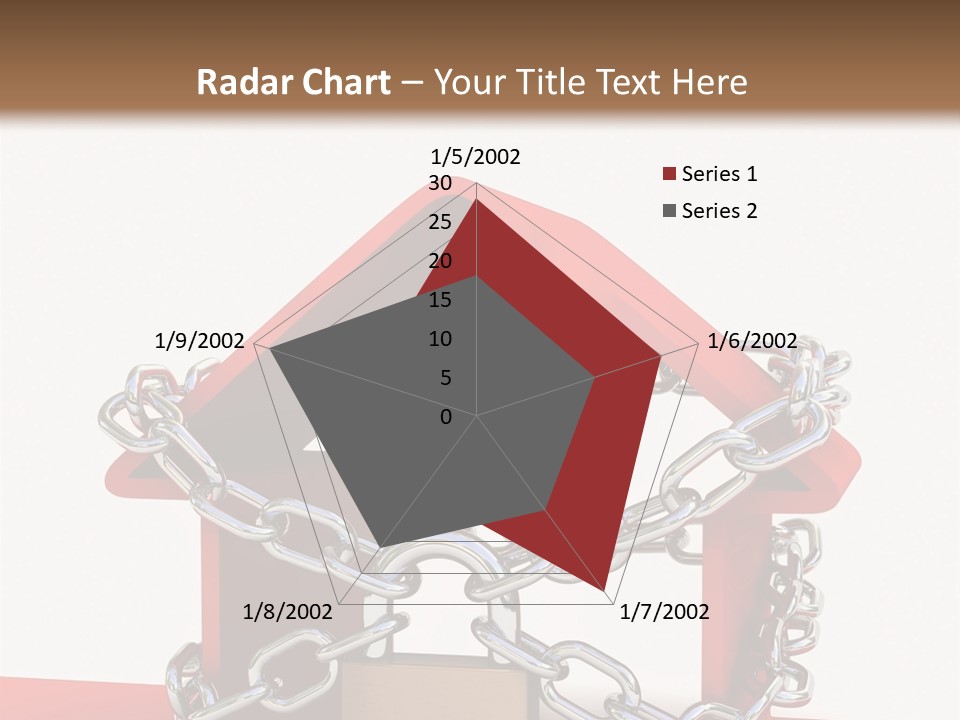 Market Icon White PowerPoint Template