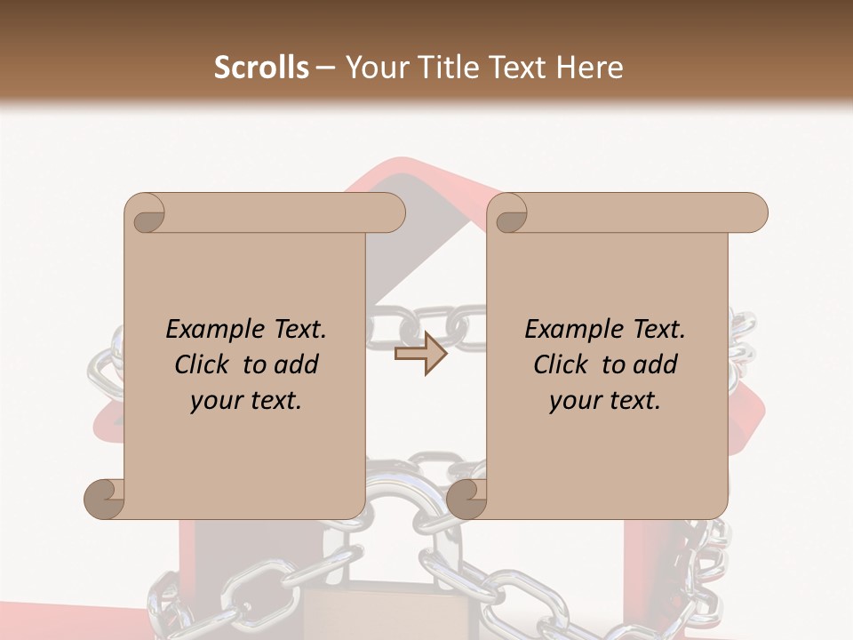 Market Icon White PowerPoint Template