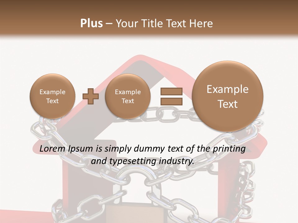 Market Icon White PowerPoint Template