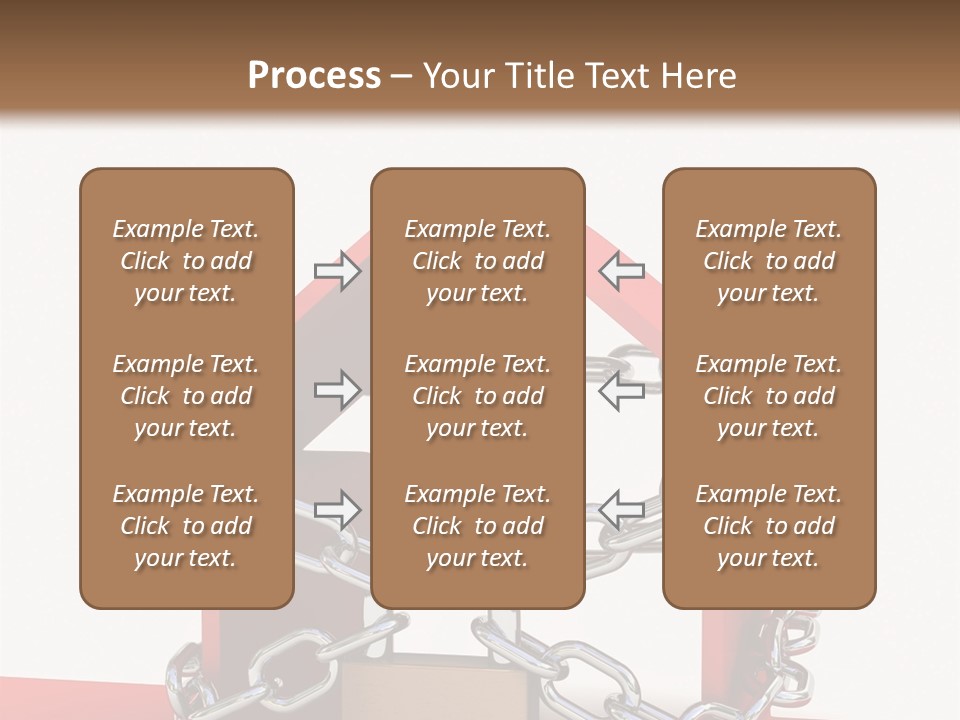 Market Icon White PowerPoint Template
