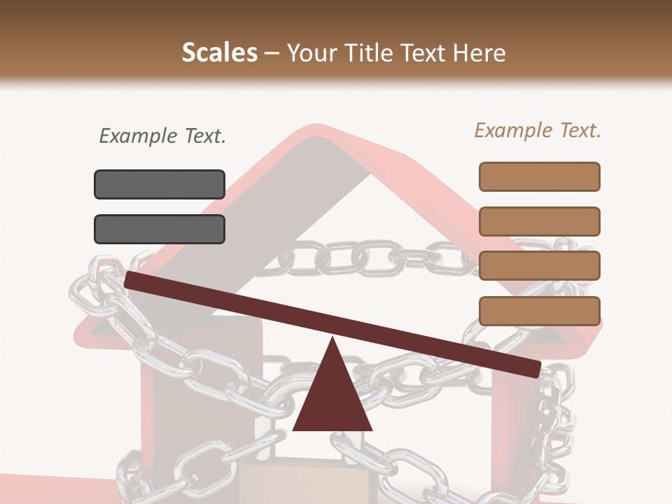 Market Icon White PowerPoint Template