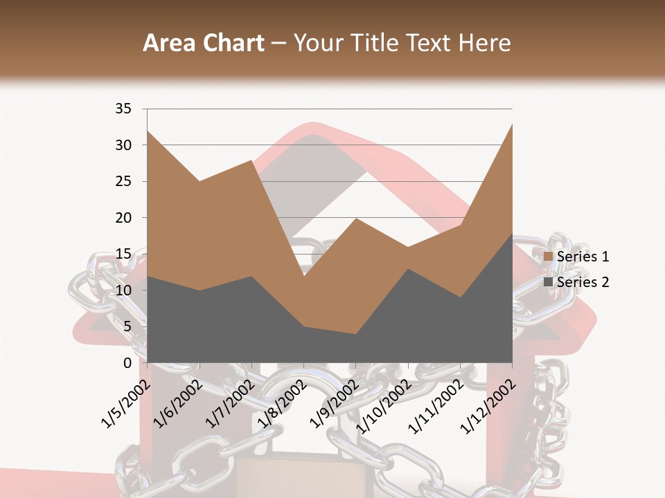 Market Icon White PowerPoint Template