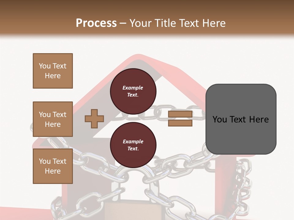 Market Icon White PowerPoint Template