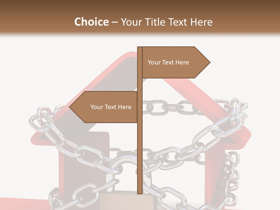 Market Icon White PowerPoint Template