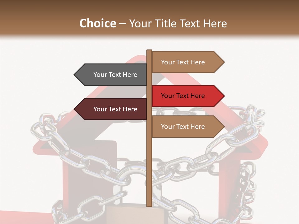 Market Icon White PowerPoint Template