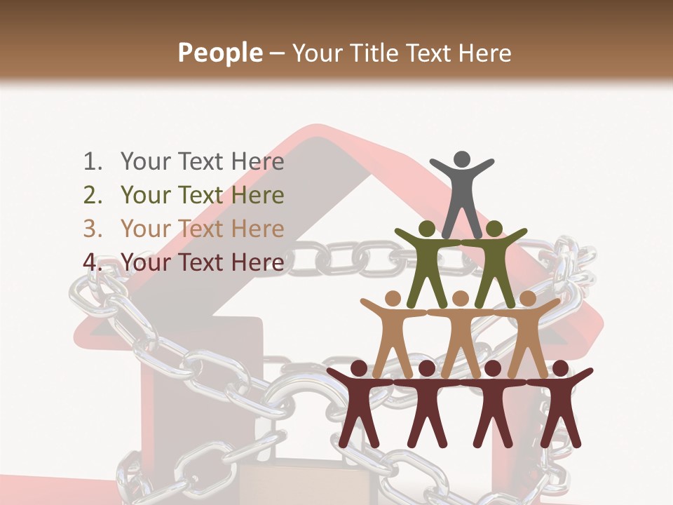 Market Icon White PowerPoint Template