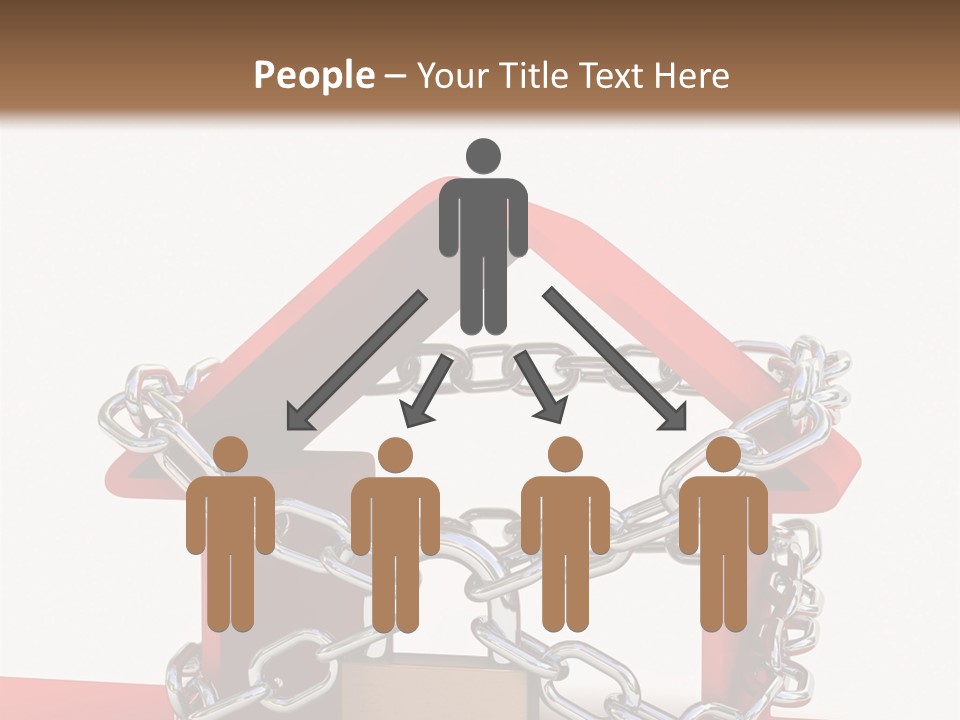 Market Icon White PowerPoint Template