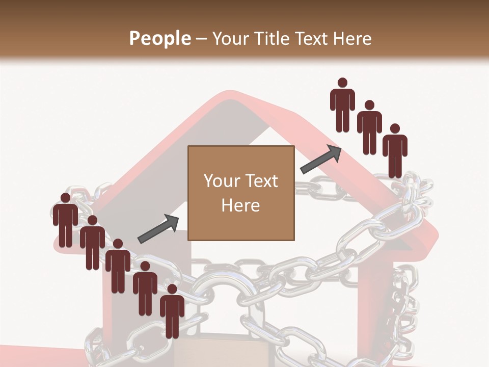 Market Icon White PowerPoint Template