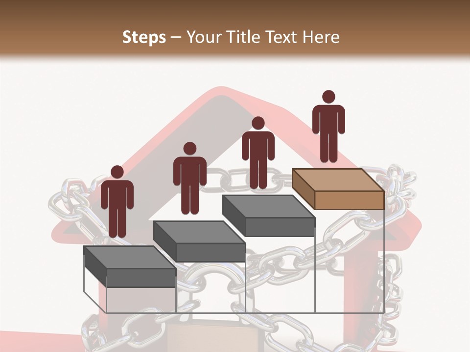 Market Icon White PowerPoint Template