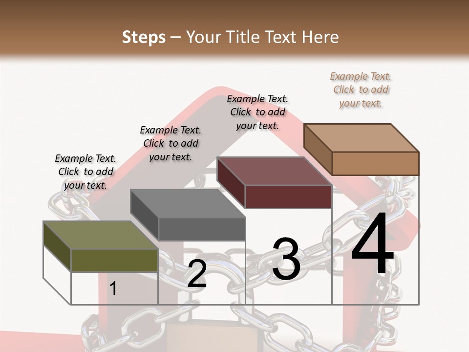 Market Icon White PowerPoint Template