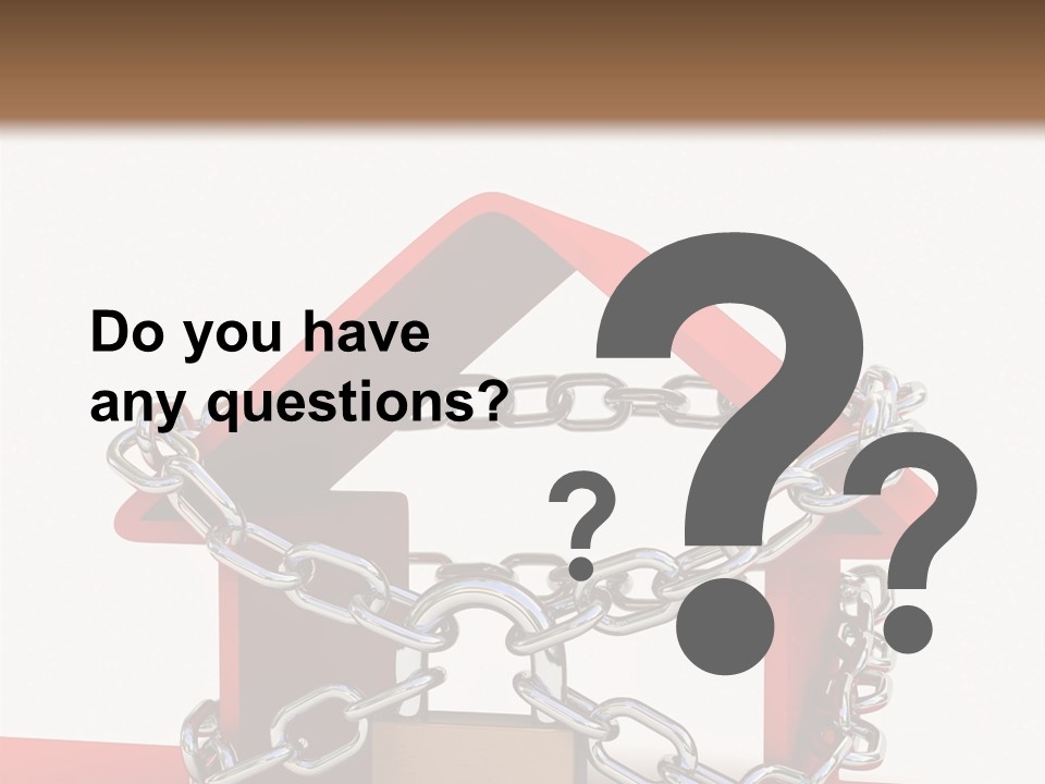 Market Icon White PowerPoint Template