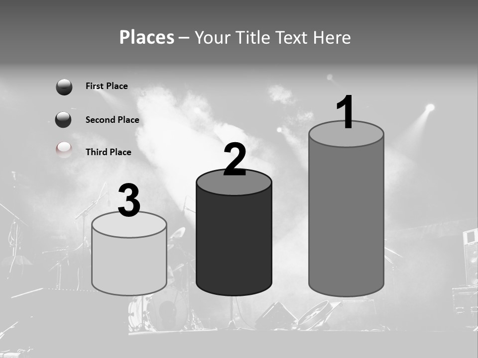 Party Background Amplifier PowerPoint Template