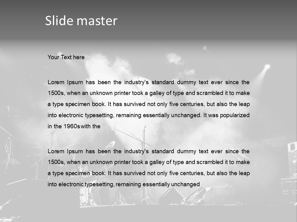 Party Background Amplifier PowerPoint Template