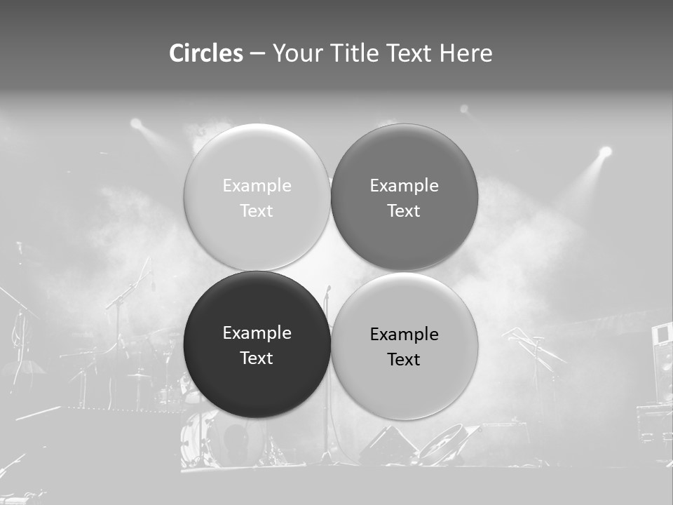 Party Background Amplifier PowerPoint Template