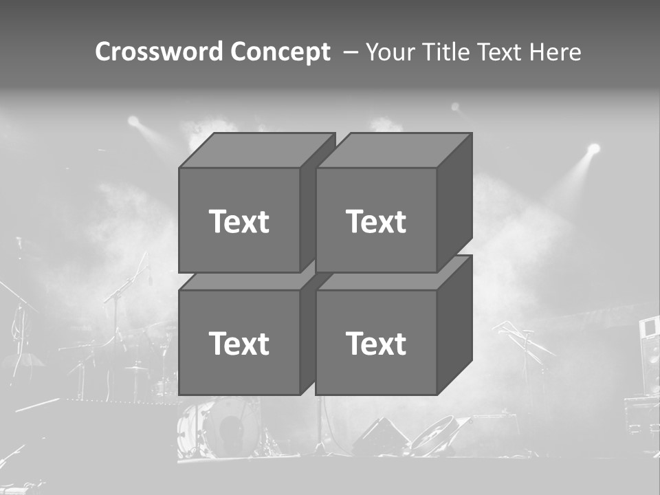 Party Background Amplifier PowerPoint Template