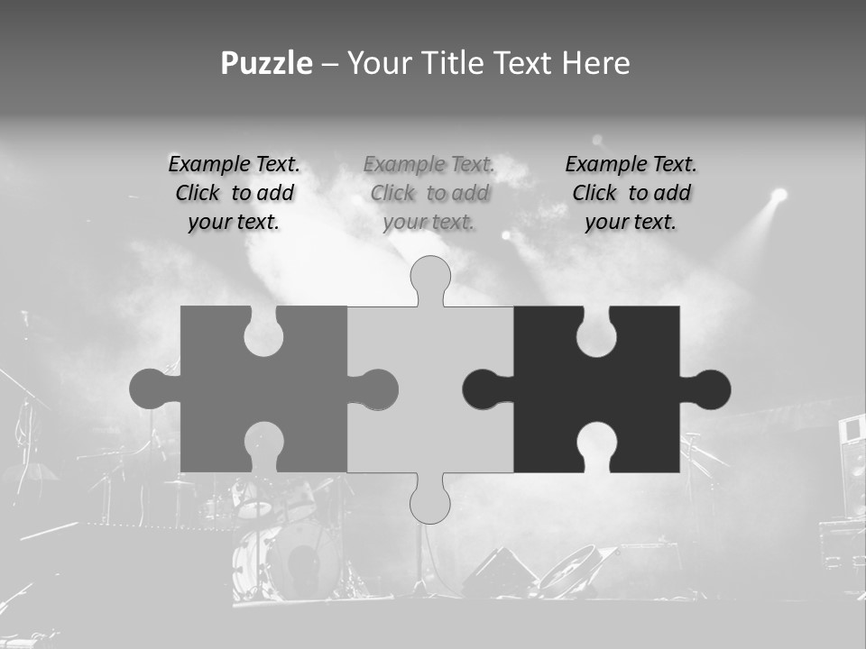 Party Background Amplifier PowerPoint Template