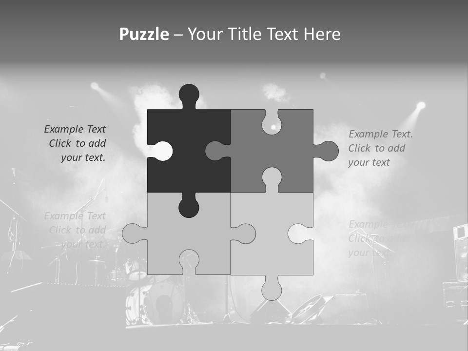 Party Background Amplifier PowerPoint Template