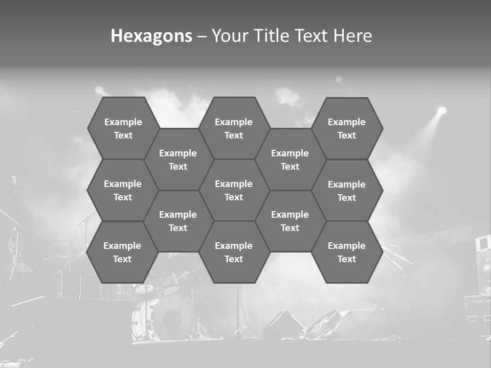 Party Background Amplifier PowerPoint Template