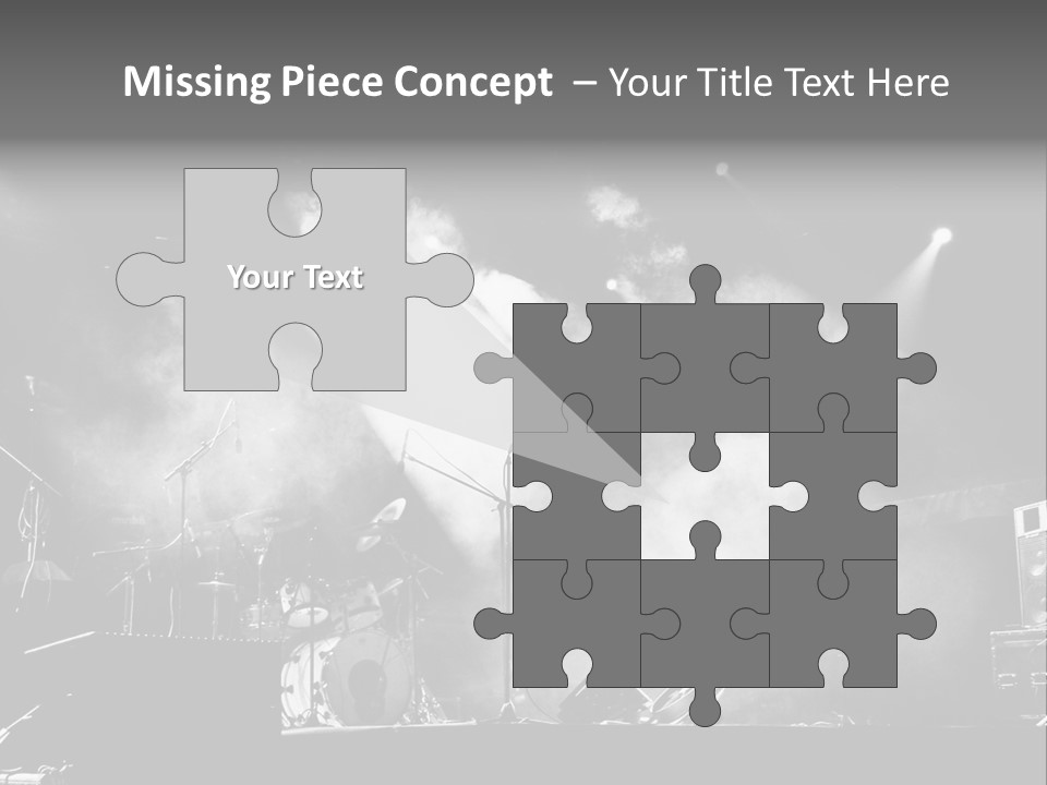 Party Background Amplifier PowerPoint Template