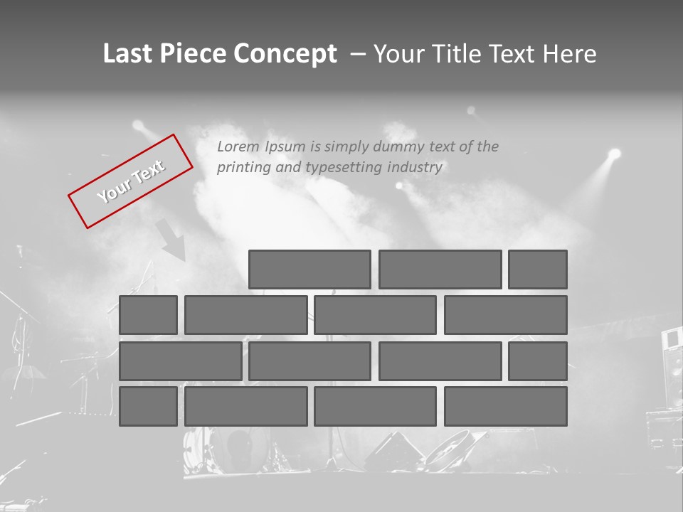 Party Background Amplifier PowerPoint Template