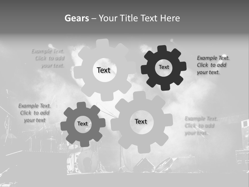 Party Background Amplifier PowerPoint Template