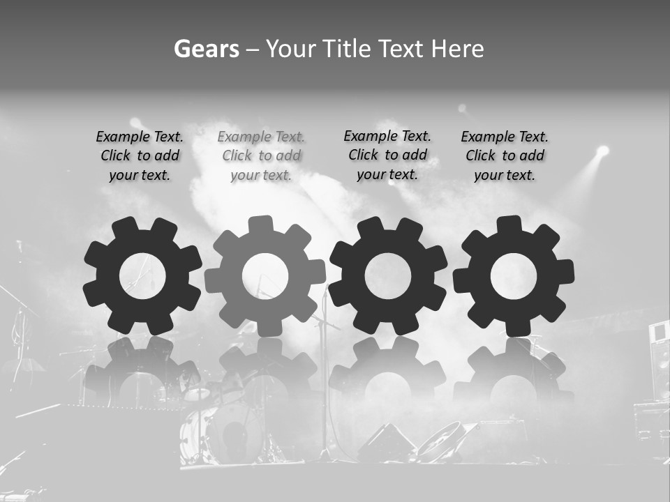 Party Background Amplifier PowerPoint Template