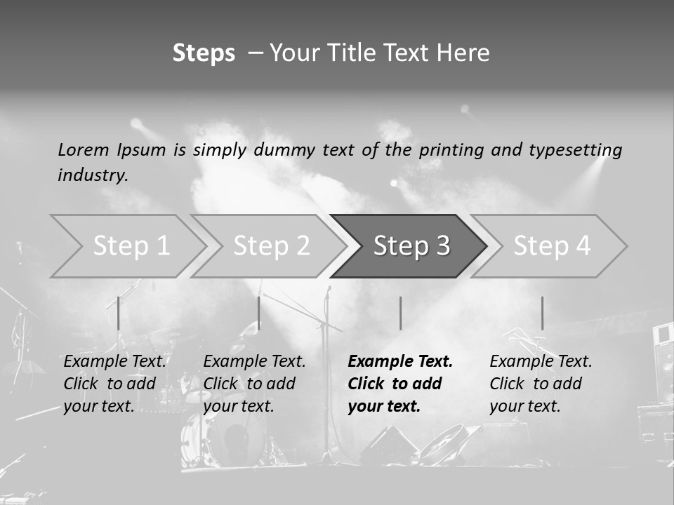 Party Background Amplifier PowerPoint Template
