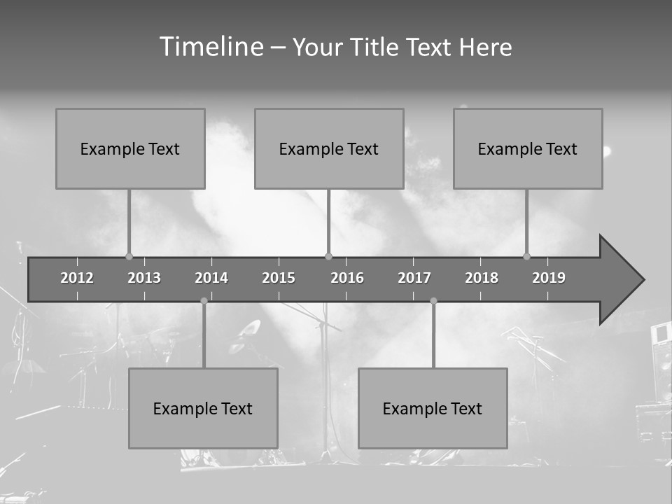 Party Background Amplifier PowerPoint Template