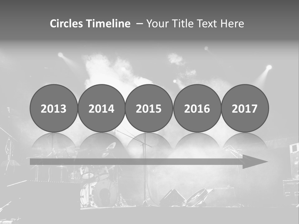 Party Background Amplifier PowerPoint Template