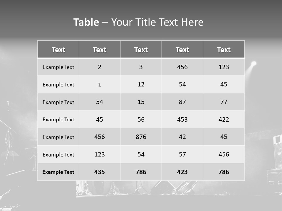 Party Background Amplifier PowerPoint Template