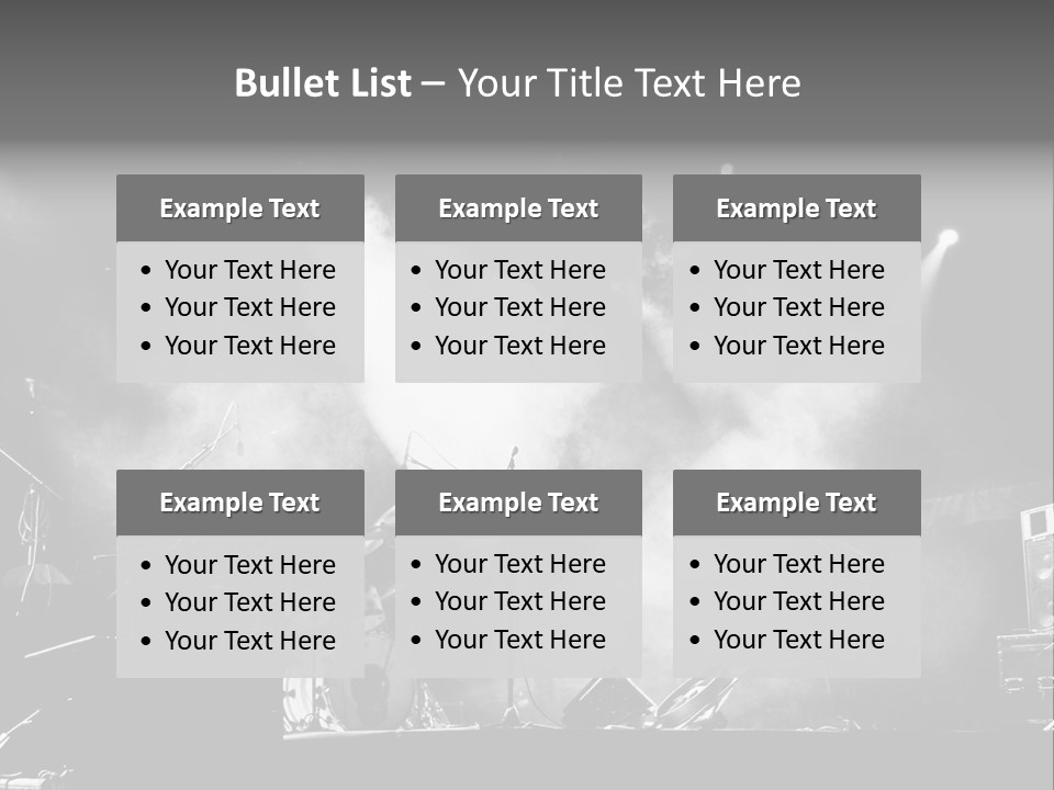 Party Background Amplifier PowerPoint Template