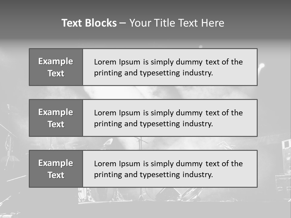 Party Background Amplifier PowerPoint Template