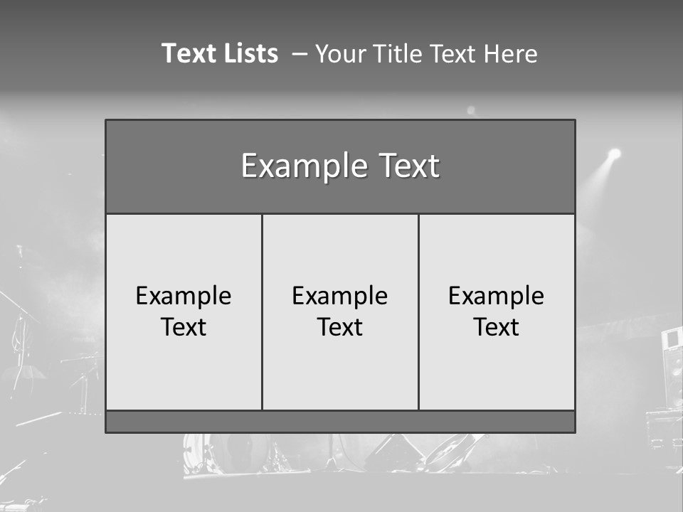Party Background Amplifier PowerPoint Template