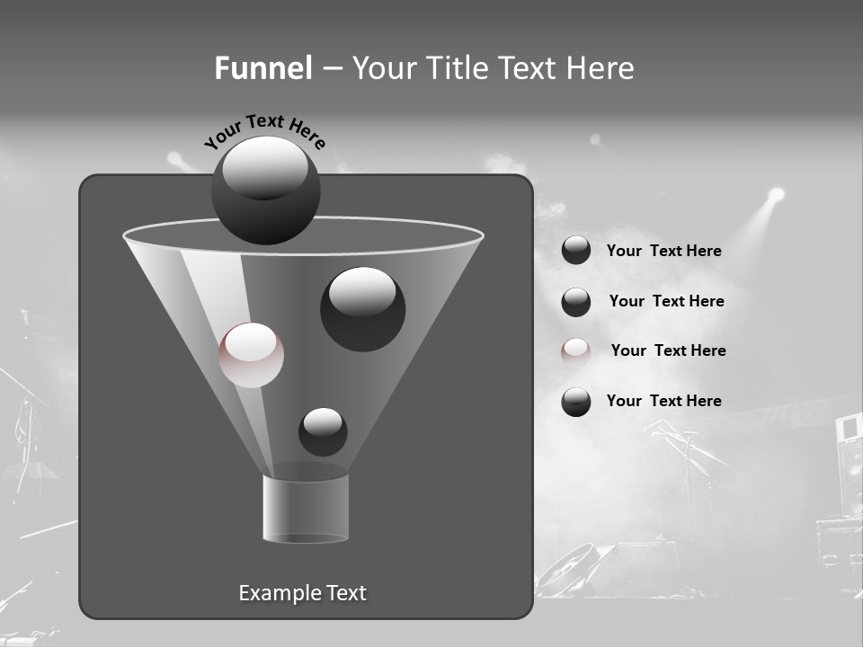 Party Background Amplifier PowerPoint Template