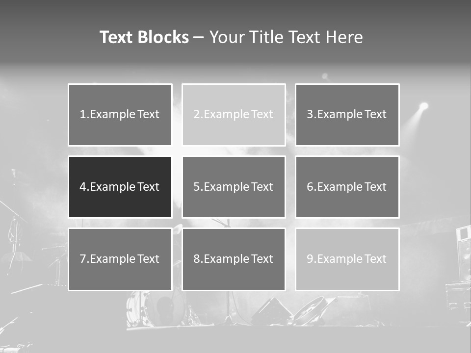 Party Background Amplifier PowerPoint Template