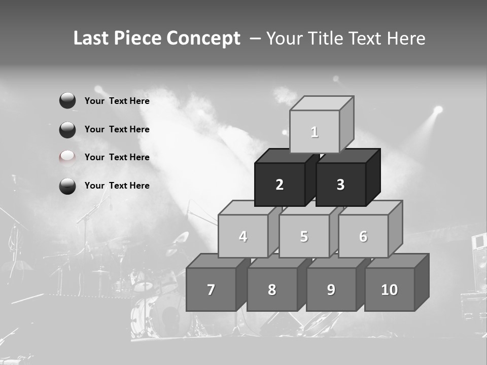 Party Background Amplifier PowerPoint Template