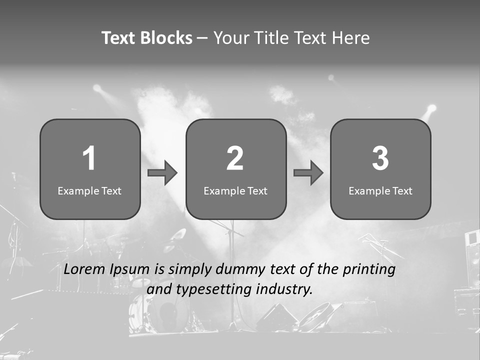 Party Background Amplifier PowerPoint Template