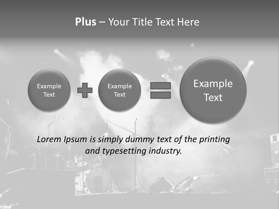 Party Background Amplifier PowerPoint Template