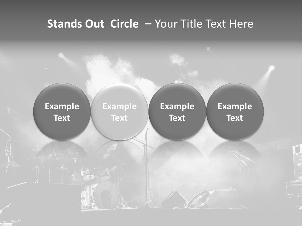 Party Background Amplifier PowerPoint Template