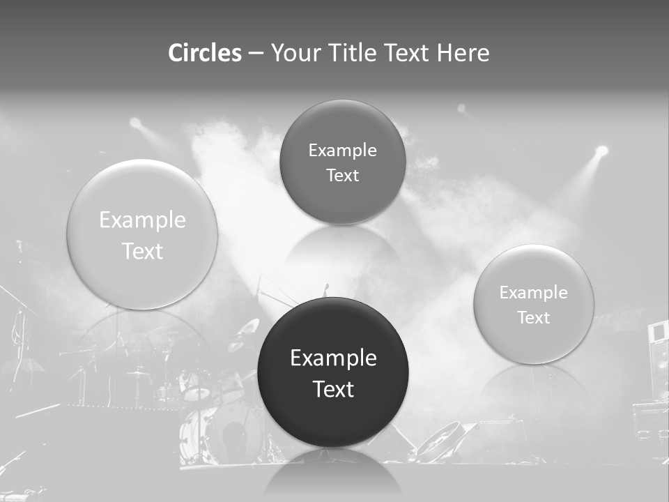 Party Background Amplifier PowerPoint Template