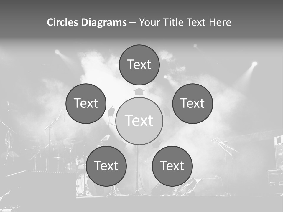 Party Background Amplifier PowerPoint Template